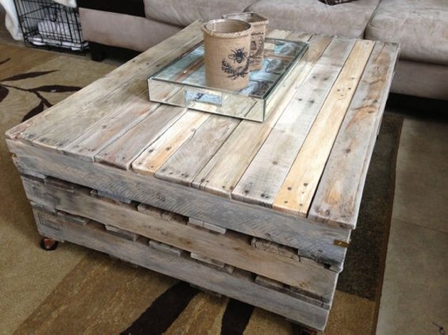 Convert Dumped Pallets into Creative Coffee Tables – Wood Pallet Ideas